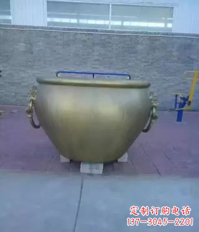 莆田水缸铜雕塑