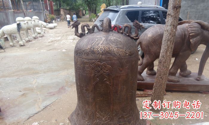 莆田寺庙铸铜钟铜雕 (3)