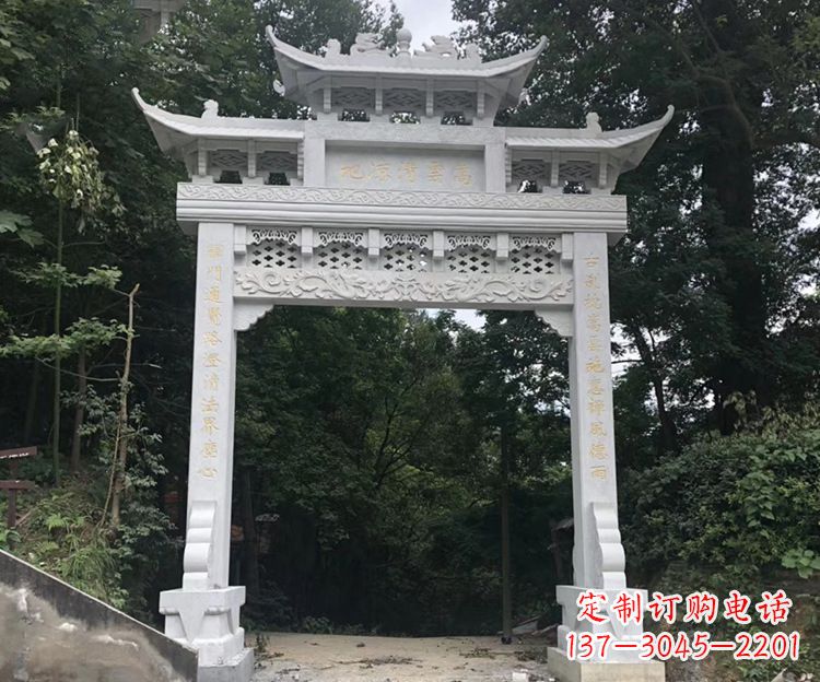 莆田寺院牌坊石雕