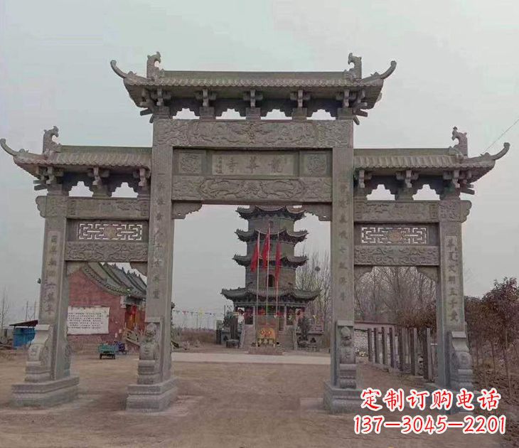 莆田寺院石牌坊