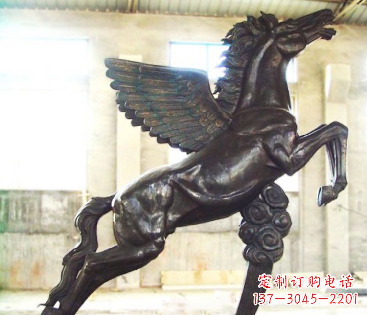 莆田铜雕奔跑飞马雕塑