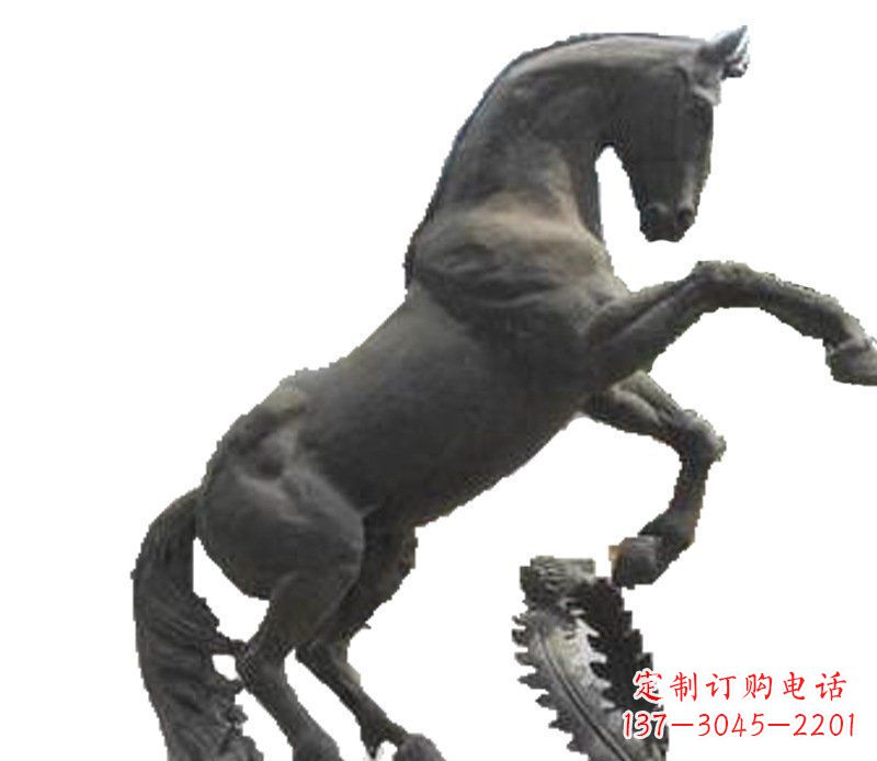 莆田铜雕广场街道景观摆件动物马雕塑