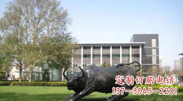 莆田铜雕牛公园动物雕塑 (2)
