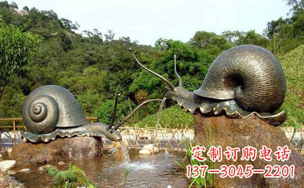 莆田铜雕喷水蜗牛
