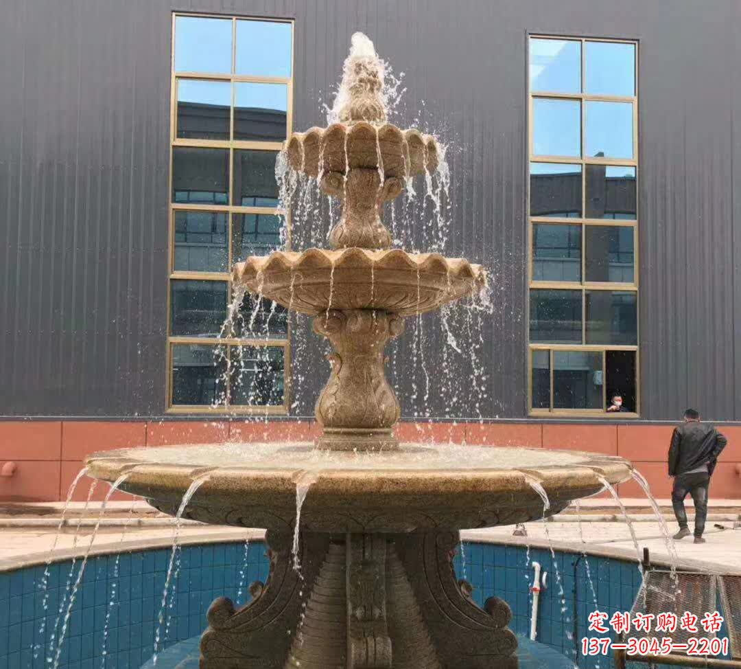 莆田晚霞红三层音乐喷泉