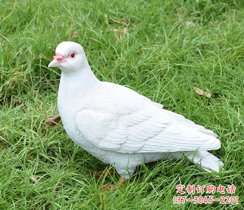 莆田潍坊和平鸽雕塑女孩