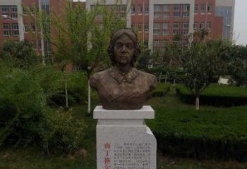 莆田南丁格尔校园名人铜雕：精致细致的雕塑艺术