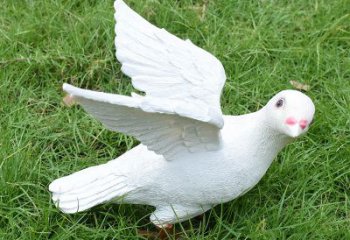莆田象征和平的少女和平鸽雕塑