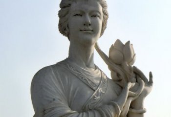 莆田汉白玉荷花雕塑，精致美丽无双！