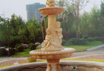 莆田石雕喷泉龙头——美观优雅的水景定制