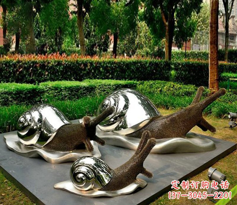 莆田蜗牛雕塑不锈钢