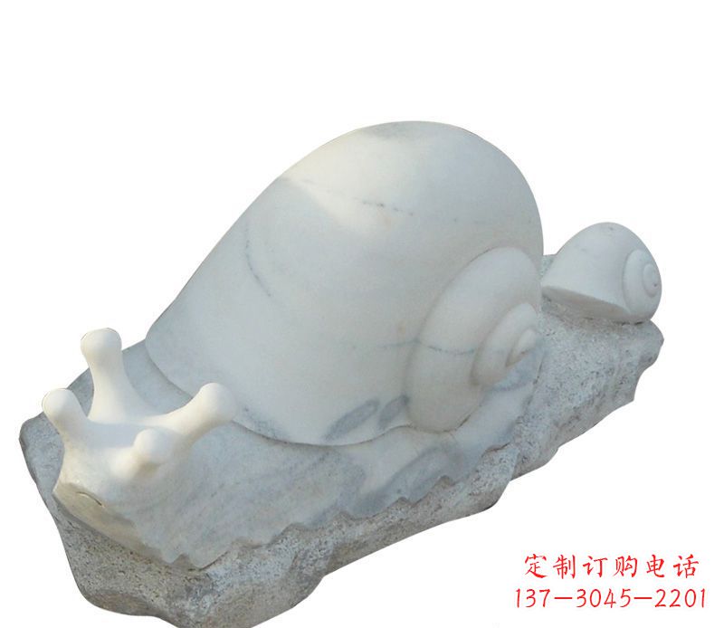 莆田蜗牛石雕公园动物摆件