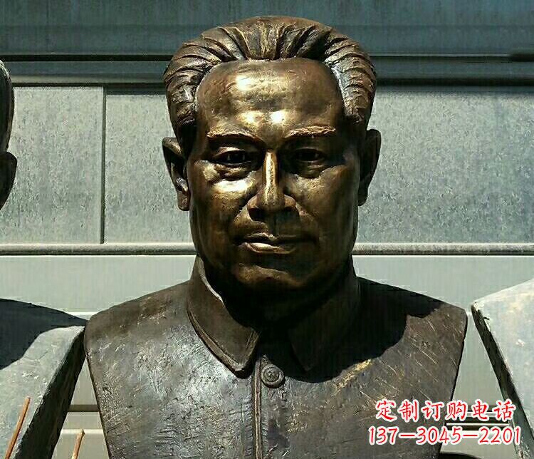 莆田校园周恩来胸像铜雕