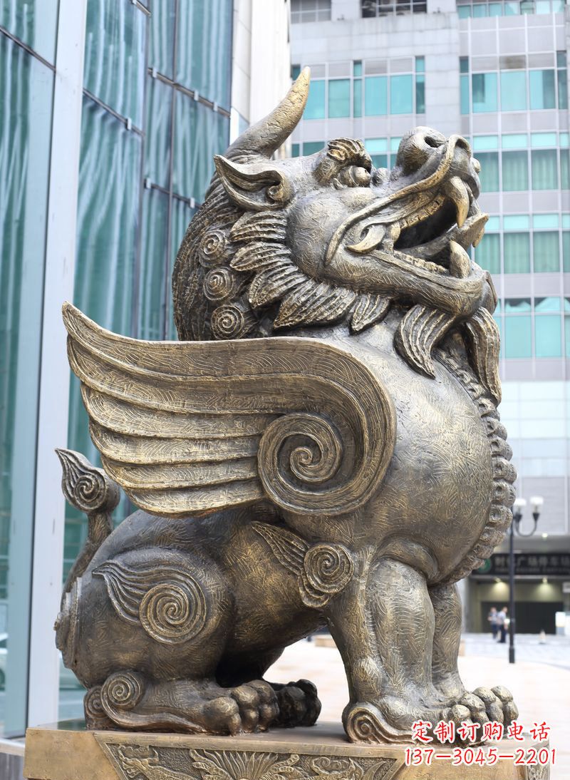 莆田獬豸古代神兽铜雕