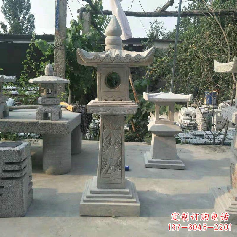 莆田园林仿古做旧中式石灯