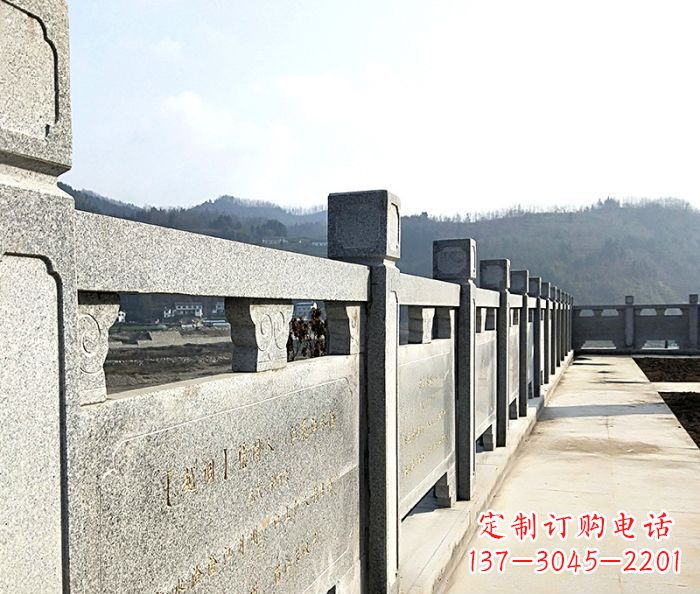 莆田园林景观大理石栏板石雕 (14)