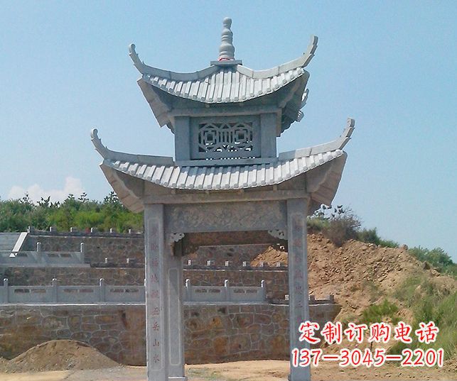 莆田园林景观仿古石雕凉亭