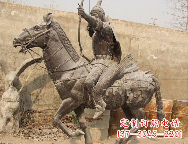莆田战马与射箭的士兵