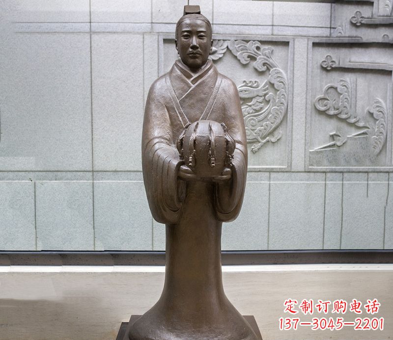 莆田张衡科学家 人物铜雕