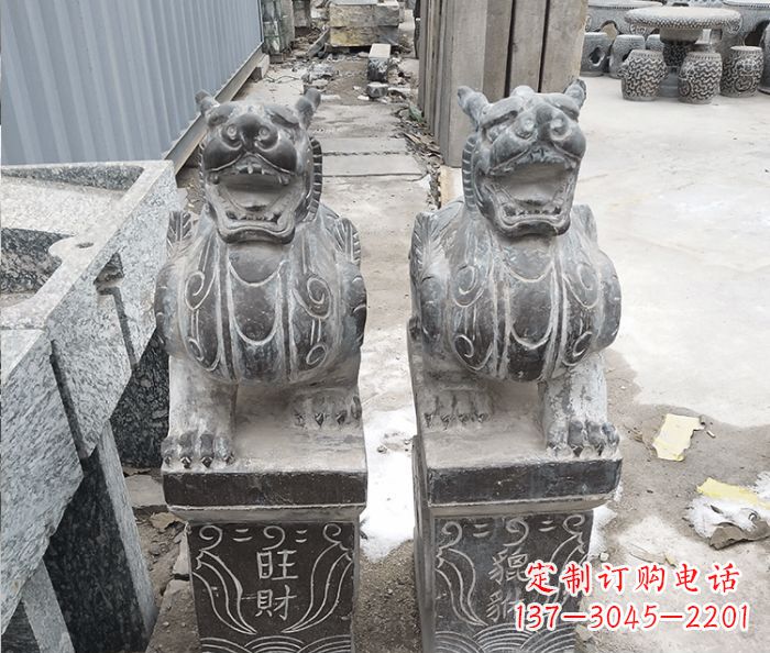 莆田招财神兽貔貅石雕 (2)