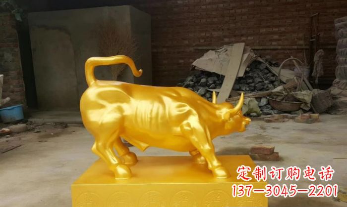 莆田招财铜牛雕塑 (2)