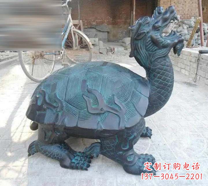 莆田铸铜龙龟雕塑222