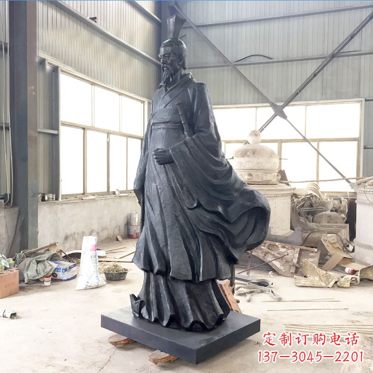 莆田铸铜屈原雕塑